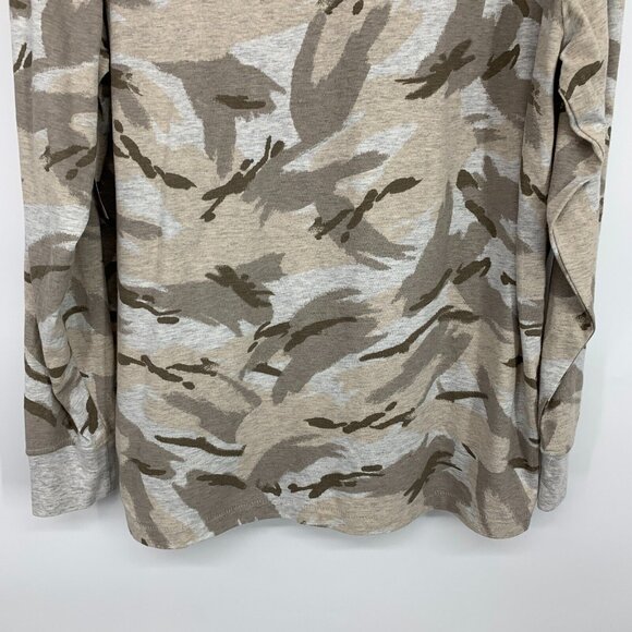 Old Navy Shirt Unisex Size Large Vintage Desert Camo Long Sleeve Gray Brown NWT - Picture 9 of 10